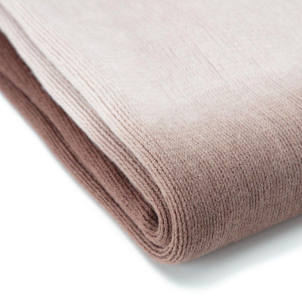 50&quot; x 65&quot; Ombre Frige Knit Throw in Fudge, , large