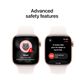Apple Watch Series 11 (GPS) 42mm Rose Gold Aluminum Case with Light Blush Sport Band - S/M - Rose Gold - (2025)(Pre-Order), , large