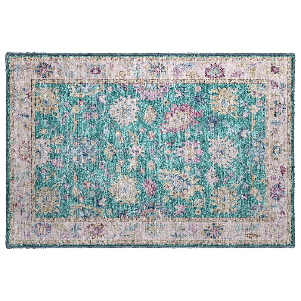 Dalyn Rug Company Hatay HY7 2"6" x 3"10" Teal Area Rug, , large