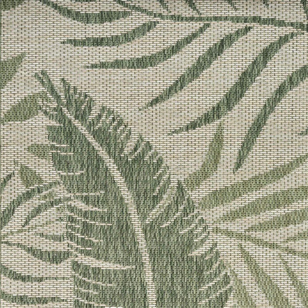 Nourison Garden Oasis GOA02 Ivory and Green 8&#39; x 10&#39; Indoor/Outdoor Area Rug, , large