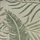 Nourison Garden Oasis GOA02 Ivory and Green 8" x 10" Indoor/Outdoor Area Rug, , large