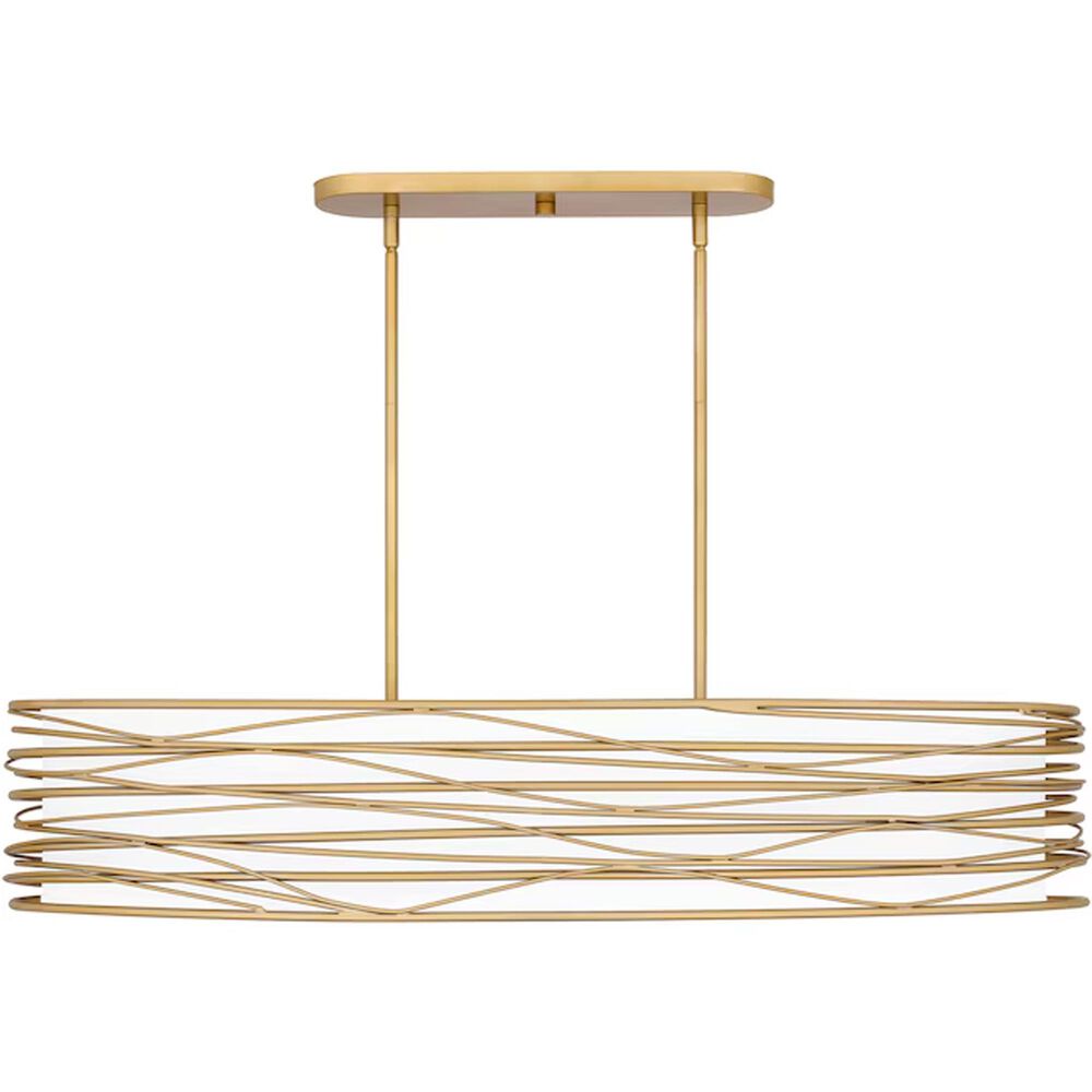 Quoizel Spiral 5-Light Chandelier in Light Gold, , large