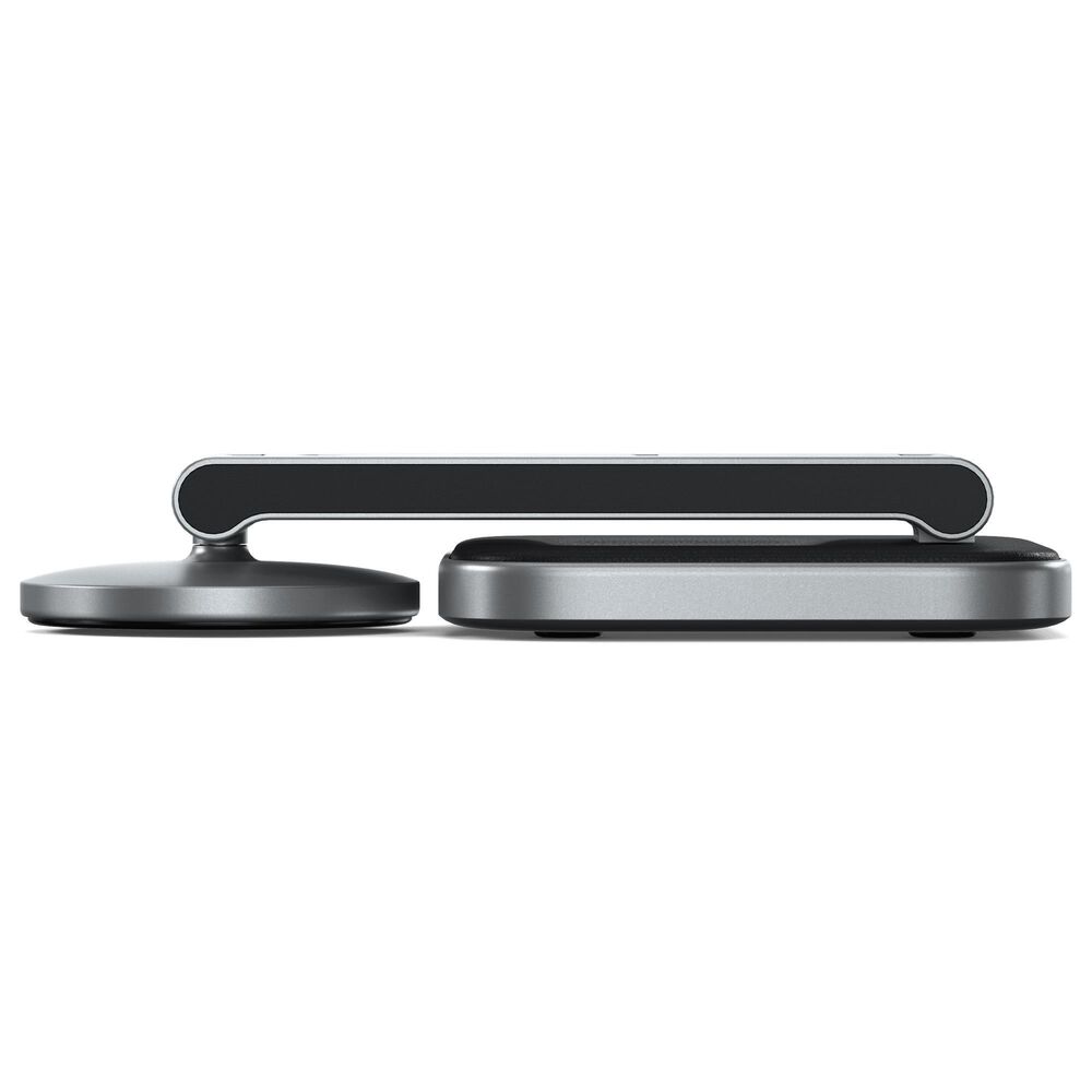 Satechi 3-in-1 Foldable Qi2 Wireless Charging Stand in Space Gray, , large