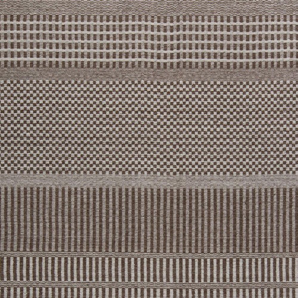 Harounian Rugs Kilim Casablanca 6&#39; x 9&#39; Brown and Natural Area Rug, , large