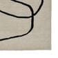 Momeni Simba Contemporary 9" x 12" Ivory Area Rug, , large