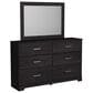 Ashley Belachime 4 Piece Full Panel Bedroom Set in Dark Charcoal, , large