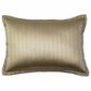 Ann Gish Charmeuse Channel 36" x 30" Quilted Throw Pillow in Sand, , large