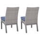 Ashley Half Moon Beach Patio Side Chair with Cushion in Gray (Set of 2), , large