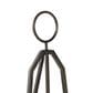 Maple and Jade Large Adjustable Display Easel with Wood Tray in Matte Black and Natural, , large