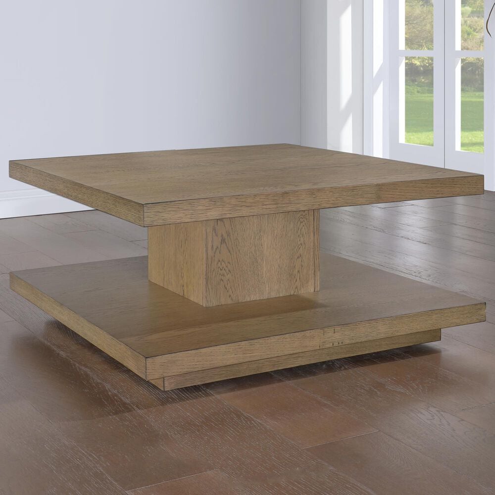 Steve Silver Furniture Canyon Cocktail Table in Weathered Sand, , large