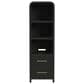 Mayberry Hill Ridgemont 82" Entertainment Center with TV Stand in Black, , large