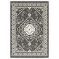 Oriental Weavers Raylan RAY02 9"10" x 12"10" Grey Area Rug, , large