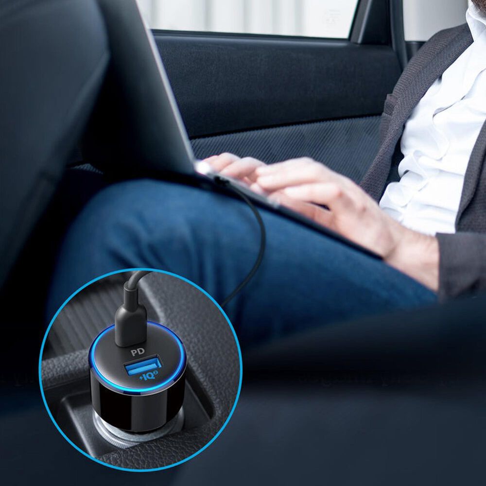 Anker PowerDrive PD2 Car Charger in Black, , large
