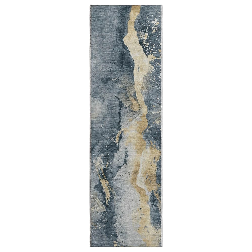 Dalyn Rug Company Odyssey OY344 Graphite 2"3" x 7"6" Runner, , large