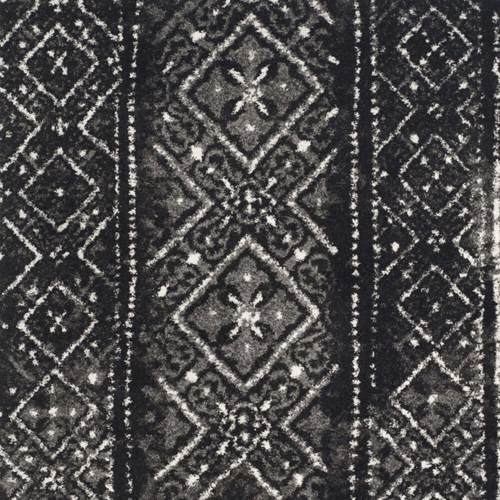 Safavieh Adirondack ADR111C 4&#39; Square Black and Silver Area Rug, , large