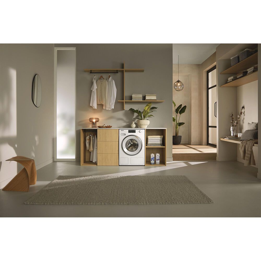 Miele 2.26 Cu. Ft. Smart Front Load Washer with SoftSteam and TwinDos in White, , large