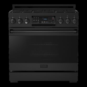 Thor Kitchen Gordon Ramsay 6 Cu. Ft. Professional Liquid Propane Range in Black, , large