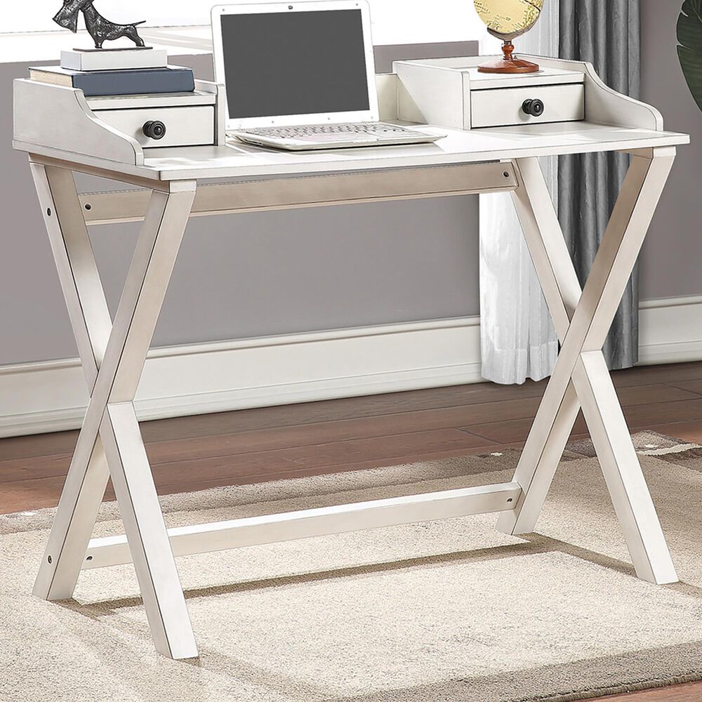 OSP Home Barton Writing Desk in White Wash, , large
