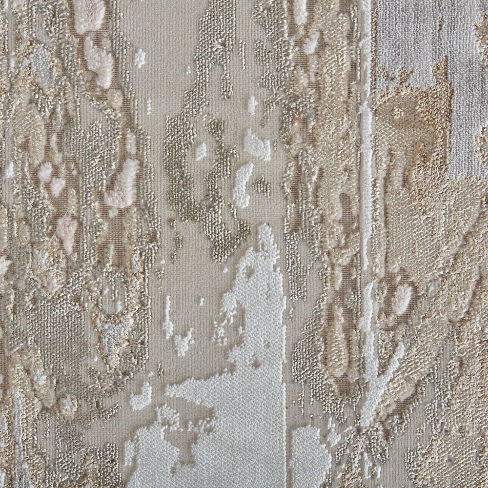 Feizy Laina Abstract 2&#39; x 3&#39; Beige and Gray Area Rug, , large