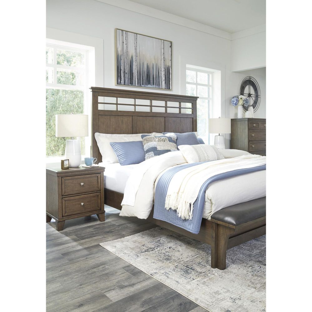 Ashley Shawbeck Nightstand in Medium Brown, , large