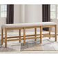 Ashley Havonplane 72" Counter Height Bench in Light Brown, , large