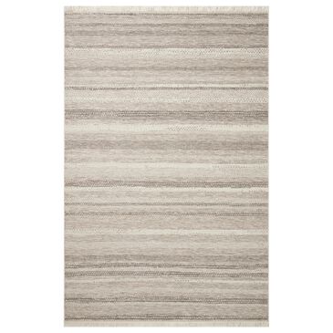 Amber Lewis x Loloi Malibu MAB-02 2"3" x 7"7" Ivory and Dove Indoor/Outdoor Runner, , large