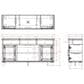 Legends Home Sonoma 64" TV Console in Whiskey, , large