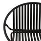 Hearth and Haven Patio Stackable Dining Chair with Breathable Design in Black (Set of 2), , large