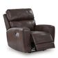 Ashley Crossplex Power Recliner with Adjustable Headrest in Smoke, , large