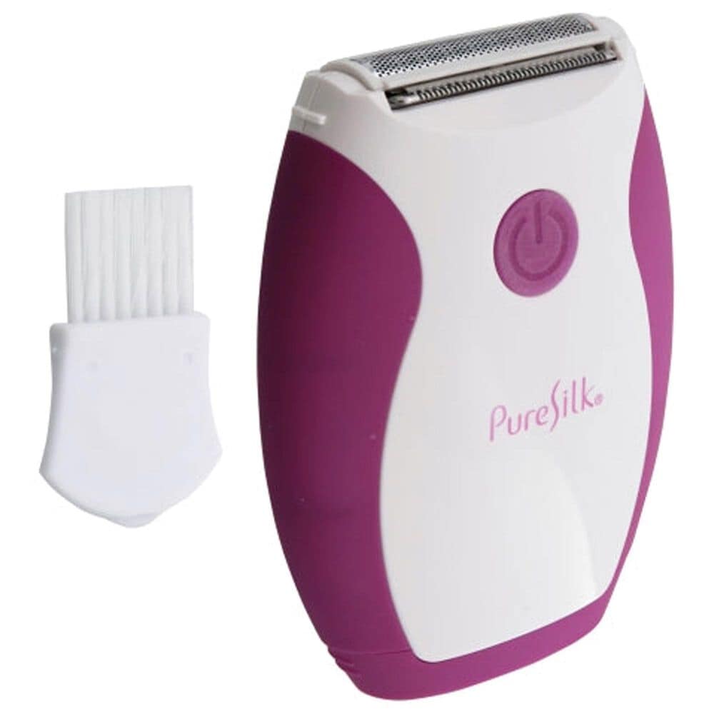 PureSilk Mini Foil Shaver in Purple and White, , large