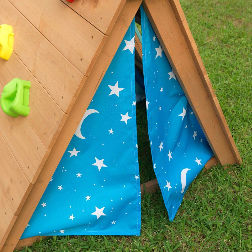 Kidkraft A Frame Hideaway &amp; Climber in Natural, , large