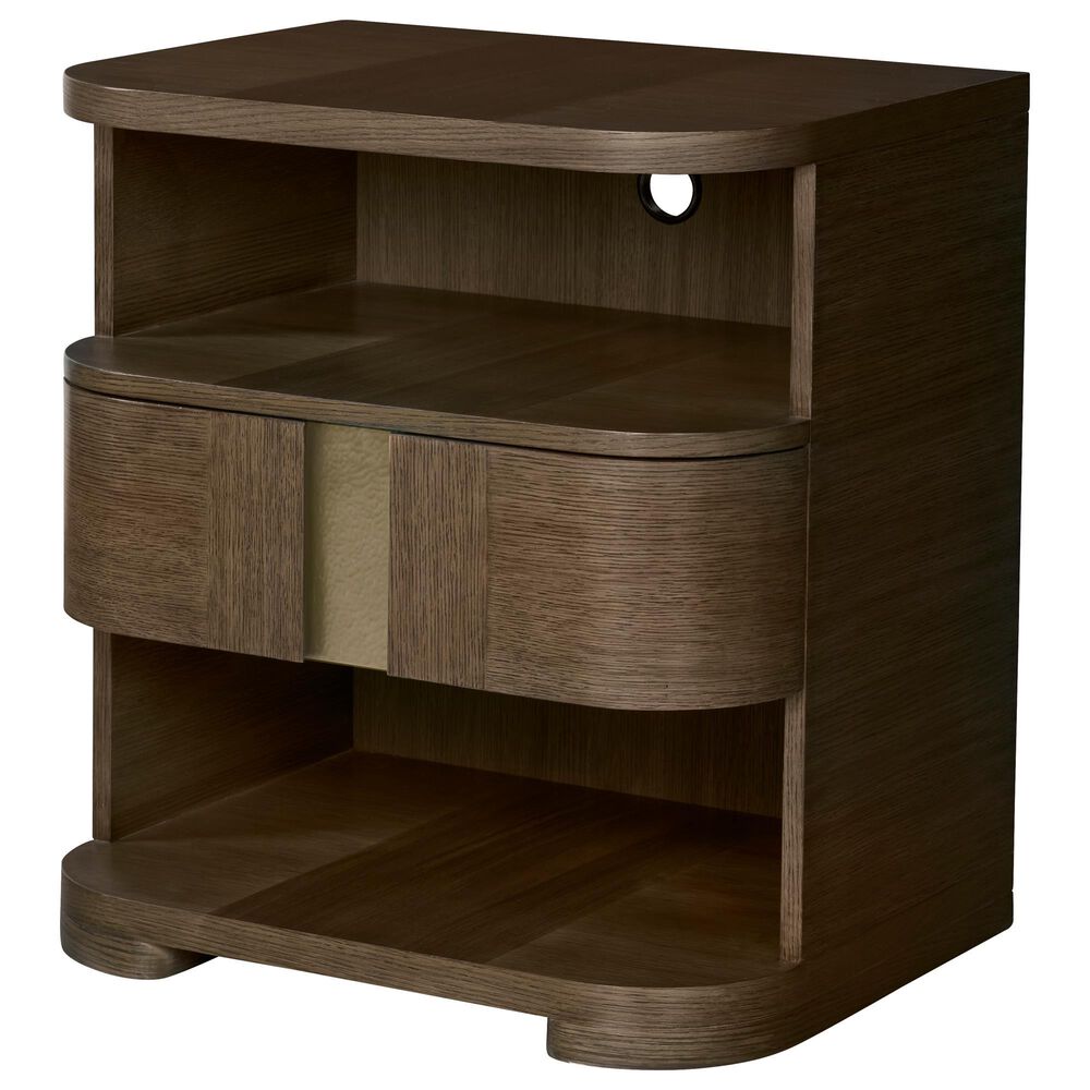 Century Furniture Carino 1 Drawer Nightstand in Cocoa, , large