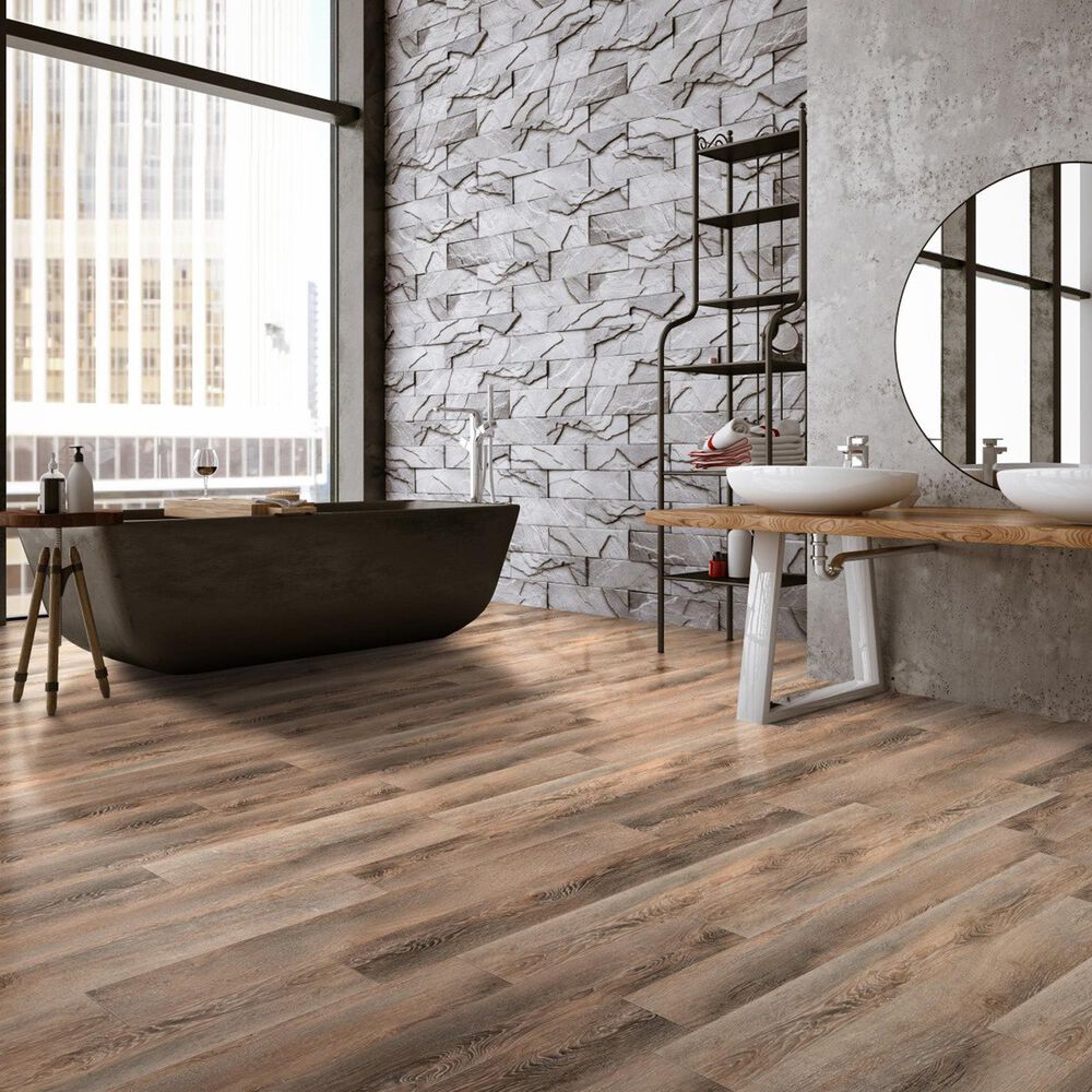CALI Windansea Dockwood Oak 7&quot; x 48&quot; Luxury Vinyl Plank, , large