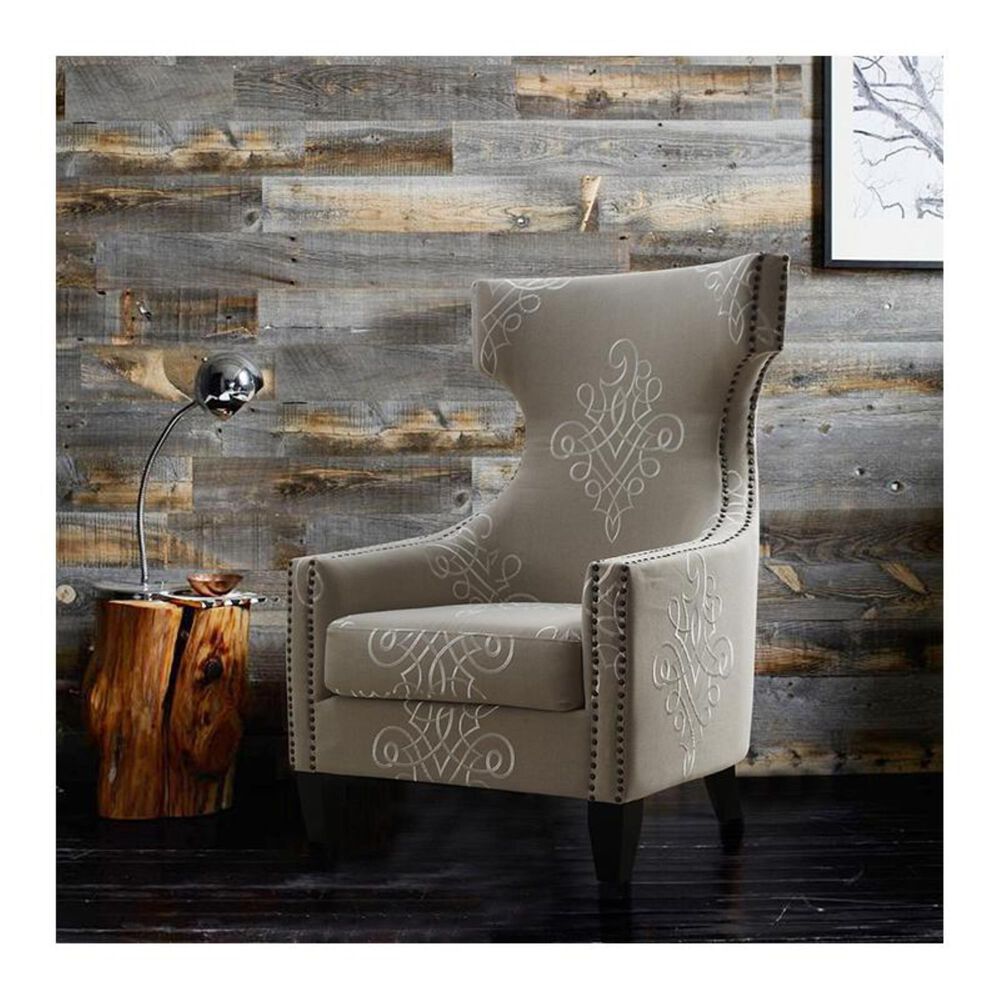 Tov Furniture Gramercy Linen Wing Chair, , large