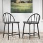 Legacy Classic Vintage Market 7-Piece Counter Height Dining Set in Barnwood Oak and Kettle Black, , large