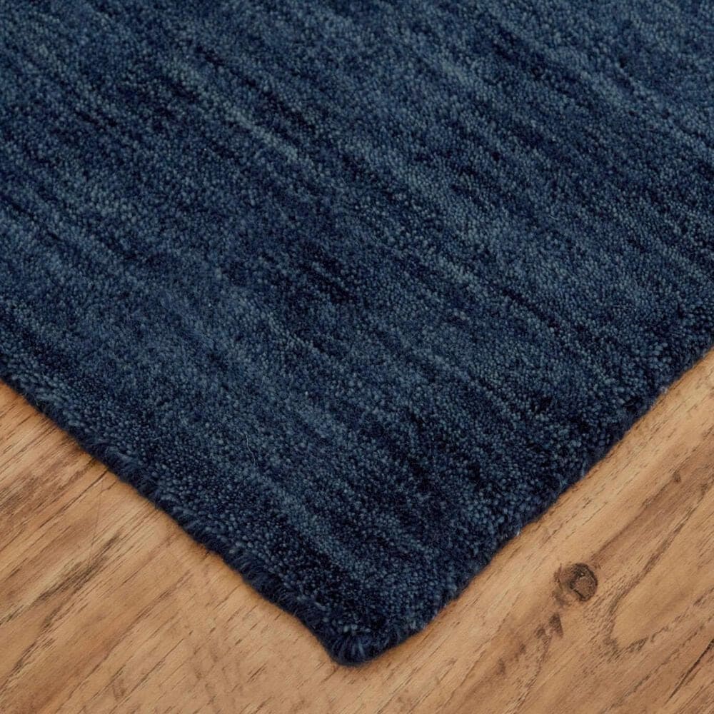 Feizy Luna 5&#39; x 8&#39; Dark Blue Area Rug, , large