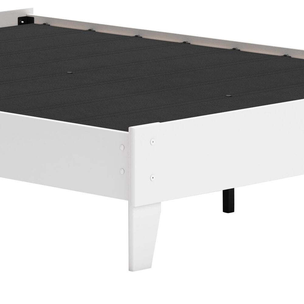 Ashley Socalle Queen Platform Bed in Matte White, , large