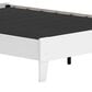 Ashley Socalle Queen Platform Bed in Matte White, , large