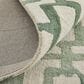 Feizy Lorrain 3"6" x 5"6" Green and Ivory Area Rug, , large