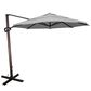 California Umbrella Cali 11" Granite Cantilever Umbrella with Bronze Cross Base, , large