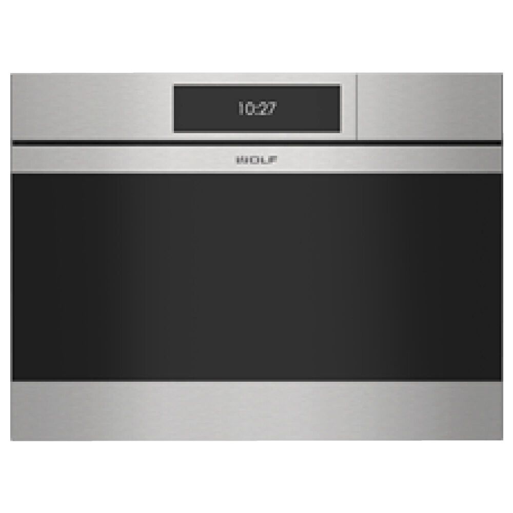 Wolf Appliances M Series 24" Single Electric Plumbed Wall Oven with Convection Steam in Stainless Steel, , large