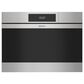 Wolf Appliances M Series 24" Single Electric Plumbed Wall Oven with Convection Steam in Stainless Steel, , large