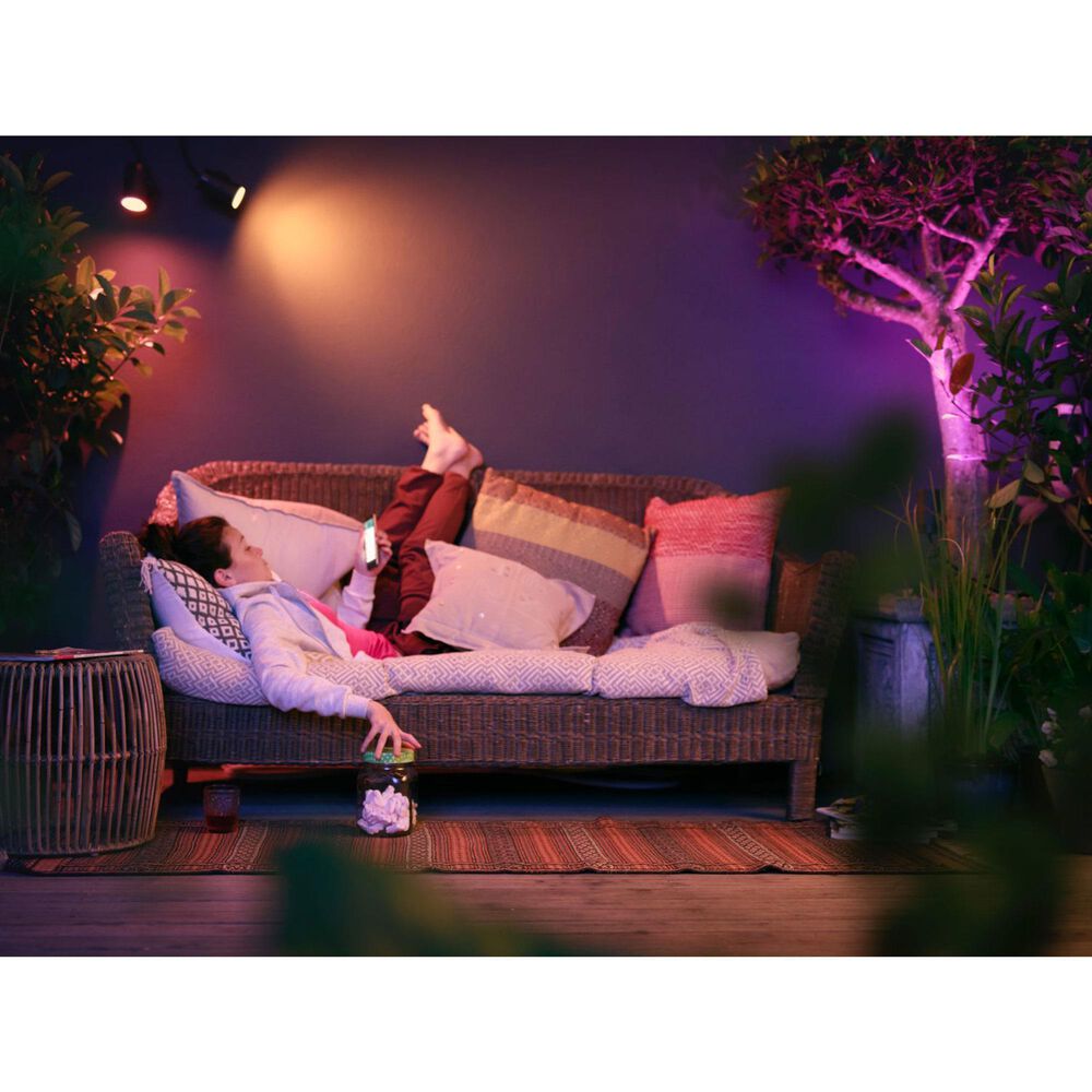 Philips Hue Lily Outdoor Spotlight &#40;3 Pack&#41; + Extension Kit, , large