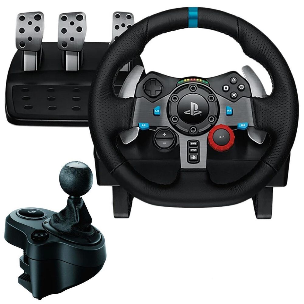 Logitech G29 Racing Wheel and Pedals + Driving Force Shifter for PlayStation 5, 4 & 3, , large