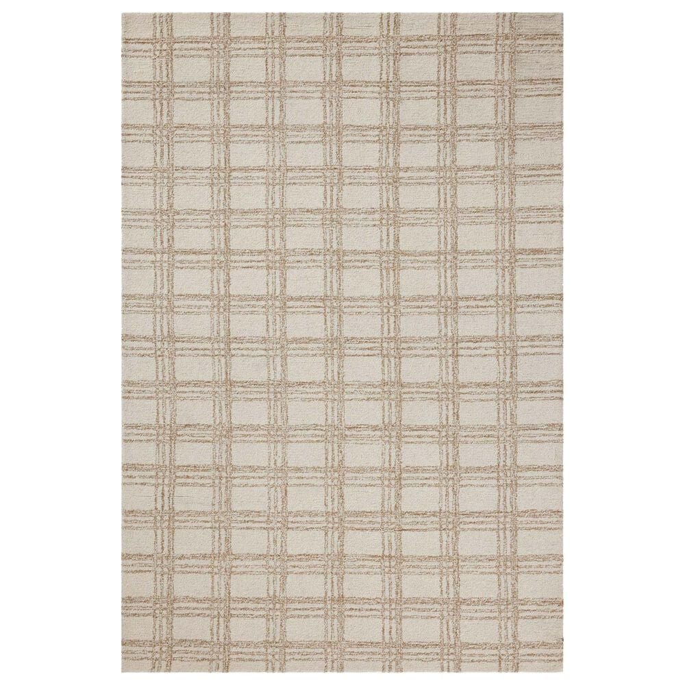 Chris Loves Julia x Loloi Polly 9"3" x 13" Cream and Sand Area Rug, , large