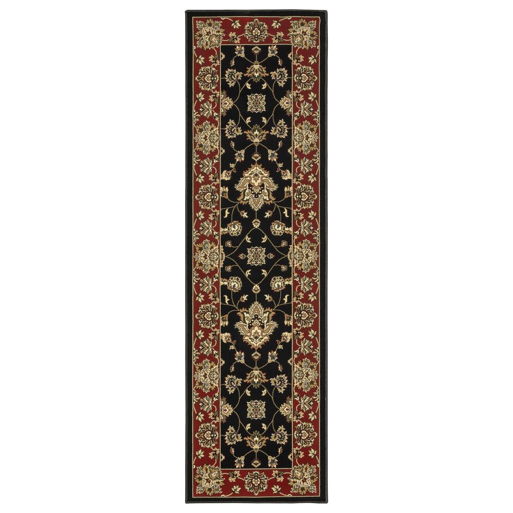 Oriental Weavers Ariana 623M 2"3" x 7"6" Black Runner, , large