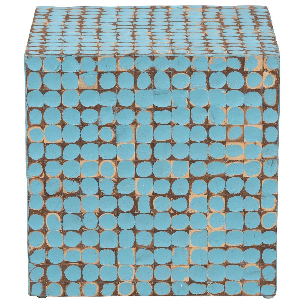 Baxton Studio Janella End Table in Sky Blue, , large