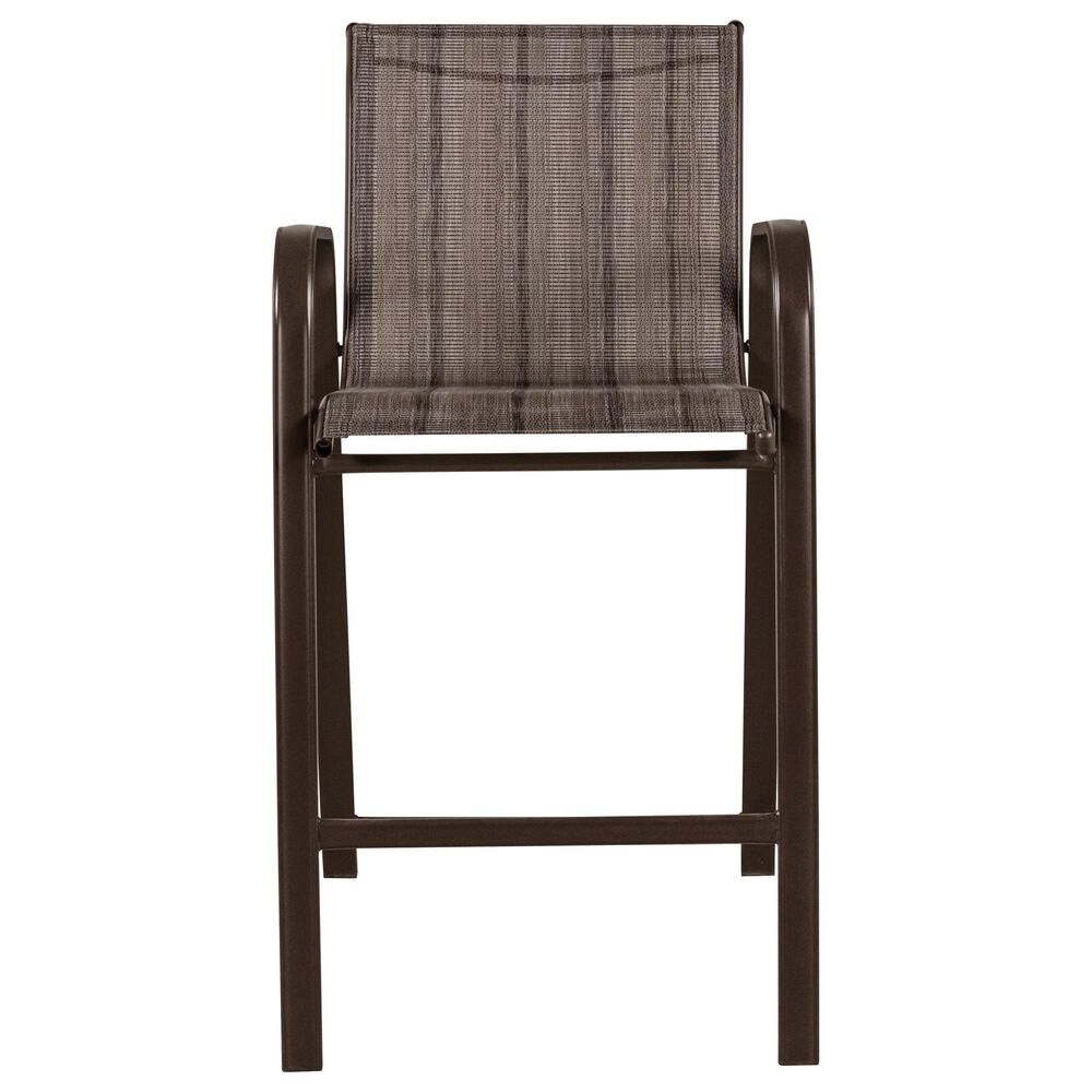Loni Birch Bar Height Chair in Brown, , large