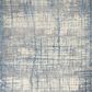 Nourison Rush 5"3" x 7"3" Ivory and Blue Area Rug, , large