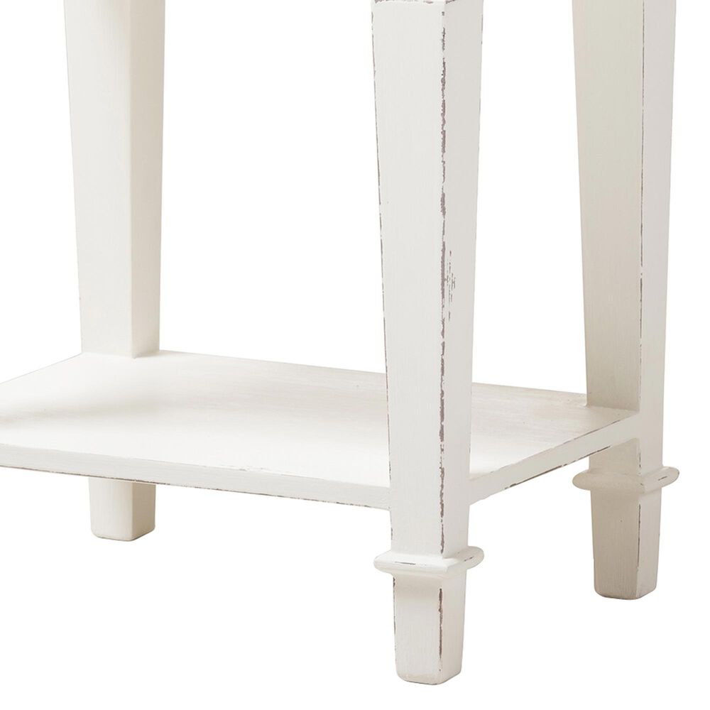 Baxton Studio Dauphine 2-Drawer Nightstand in White and Natural, , large